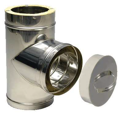 Трубная ревизия CORAX d.350-430 mm (inox 430/304)