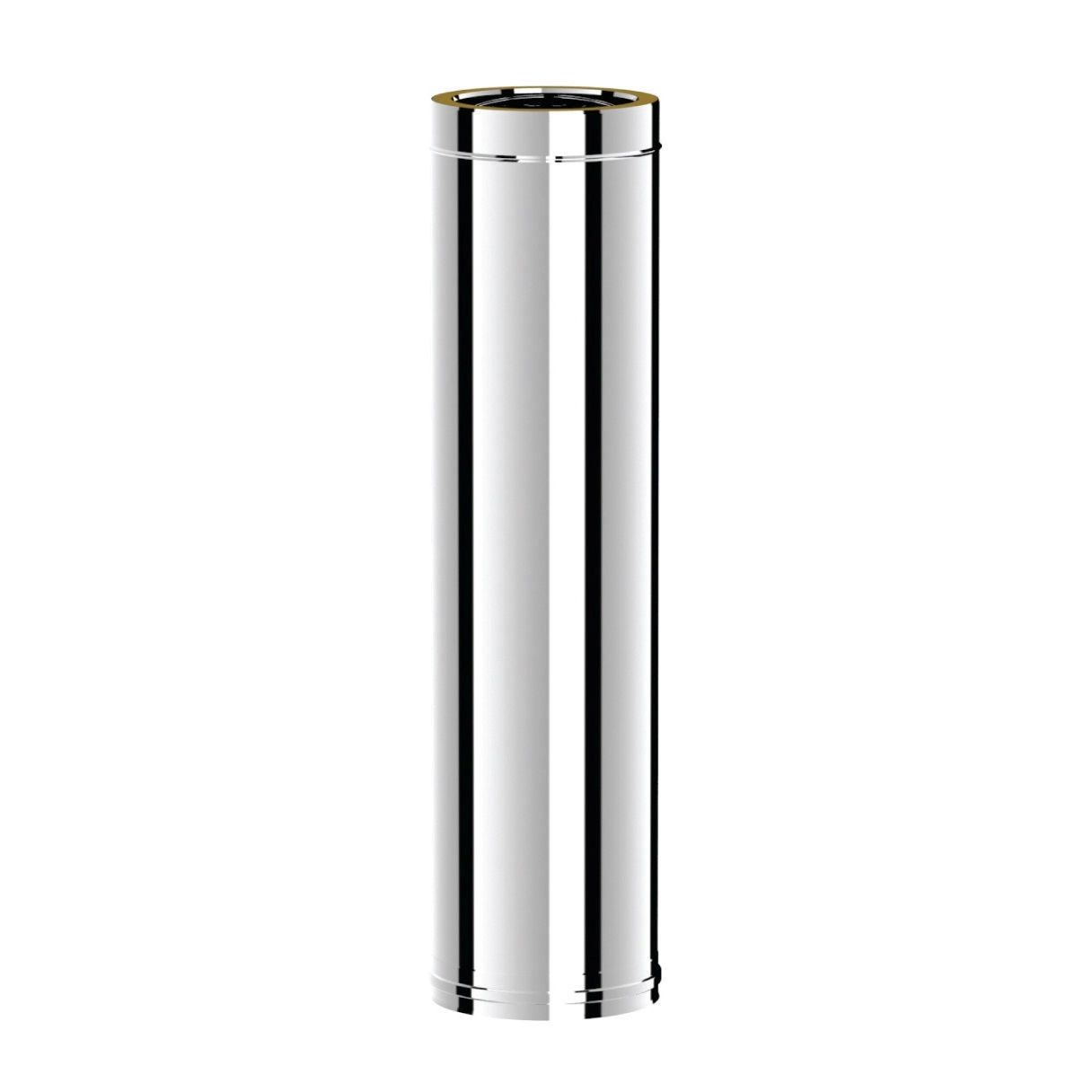 Труба дымоходная 1000 мм утепленная SOLINOX d.130-180 (inox 304/304)