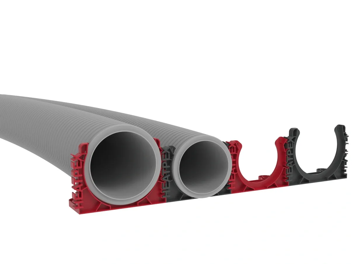 Clip HEATPEX ARIA CONNECT Ø75 mm roșu (100 buc.)