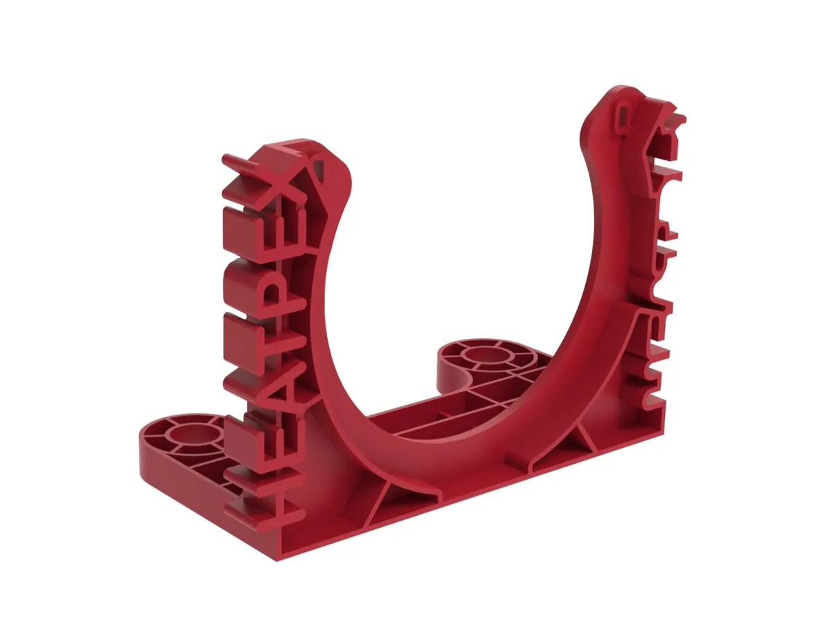 Clip HEATPEX ARIA CONNECT Ø75 mm roșu (100 buc.)
