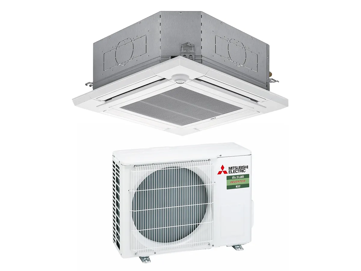 Кондиционер инверторный каcсетный Mitsubishi Electric PLA-M35 EA/SUZ-M35VA