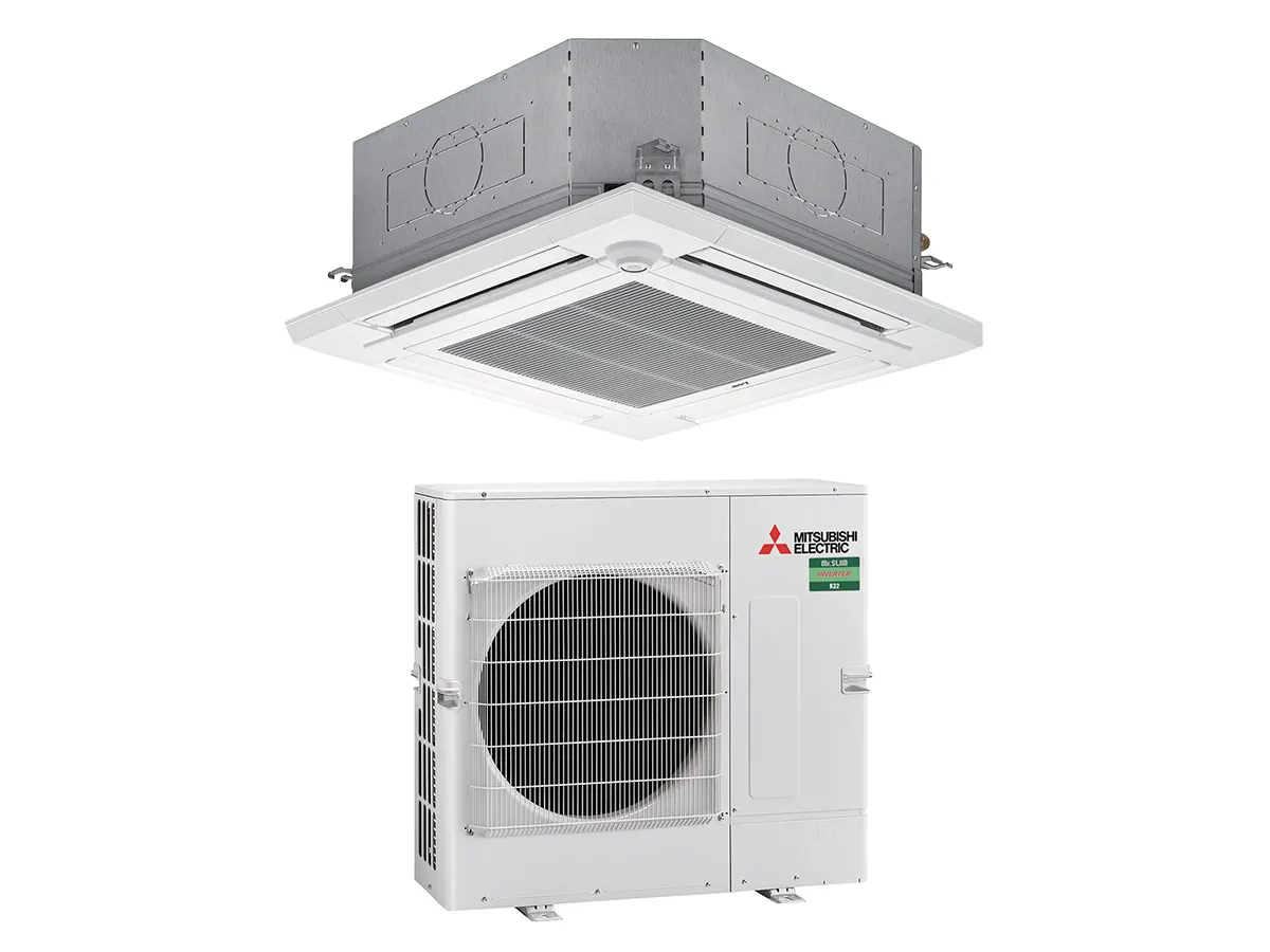 Кондиционер инверторный каcсетный Mitsubishi Electric PLA-M100 EA/PUZ-M100VHA