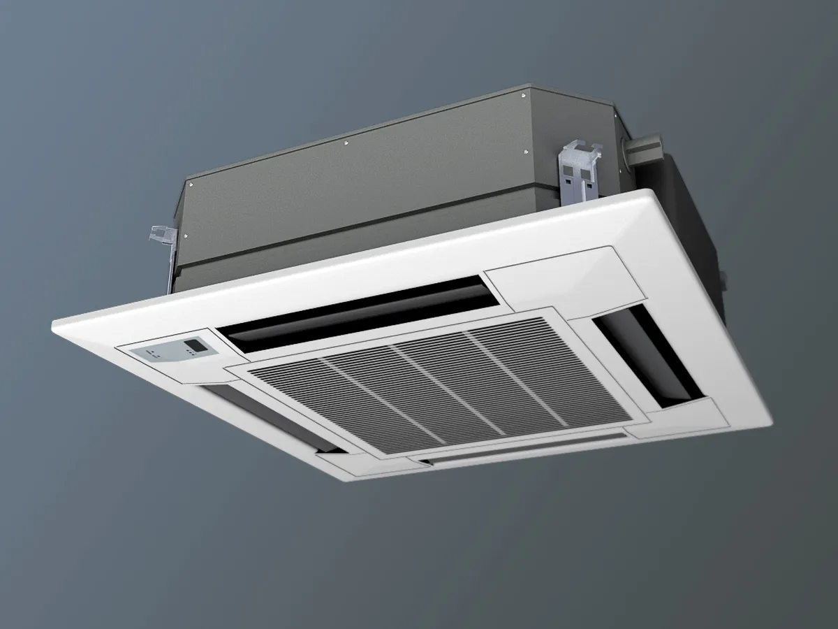 Внутренний блок Hoapp Free Five тип кассета HLZ-GX38VA + панель 12000 BTU 