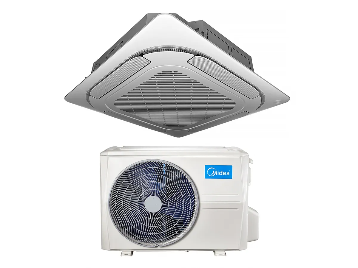 Кондиционер инверторный кассетный Midea MCD1-36HRFNX-QRD0W(GA) / MOD30U-36HFN8-RRD0W(GA) 36000 BTU 
