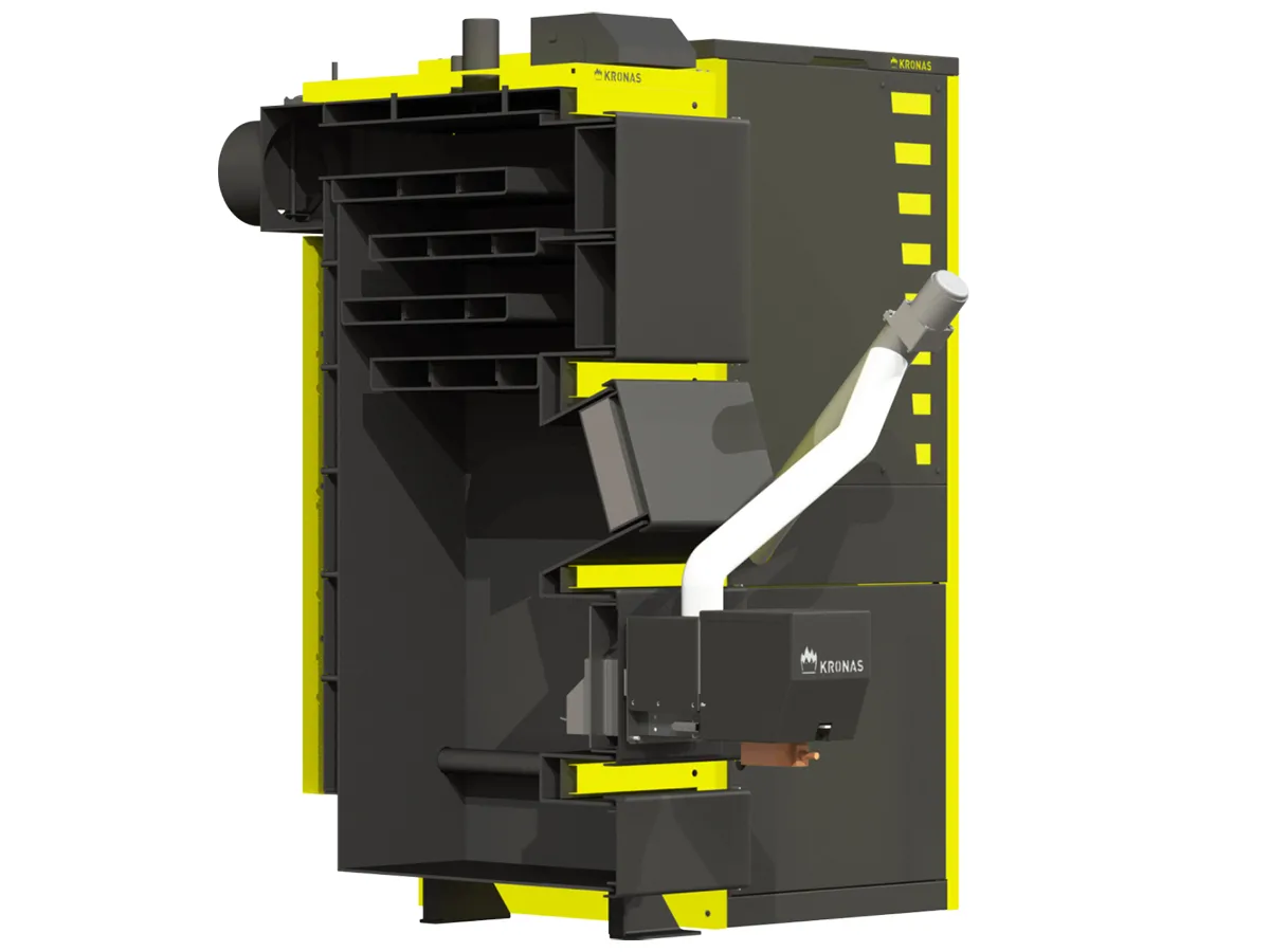 Cazan pe combustibil solid cu incarcare automata KRONAS PELLETS 25 kw