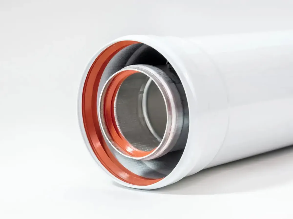 Удлинитель коаксиальный, для дымохода d 60/100 mm, l 500 mm