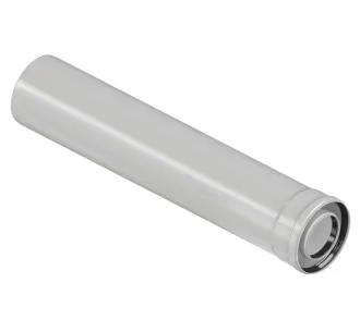 Удлинитель коаксиальный, для конденсационного дымохода D 80/125 mm, L 1000 mm