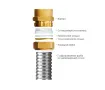 Oțel inoxidabil american (F) 20x3/4 EF