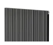 Calorifer decorativ LOJIMAX, colectie BAMBOO DOUBLE Antracit mat