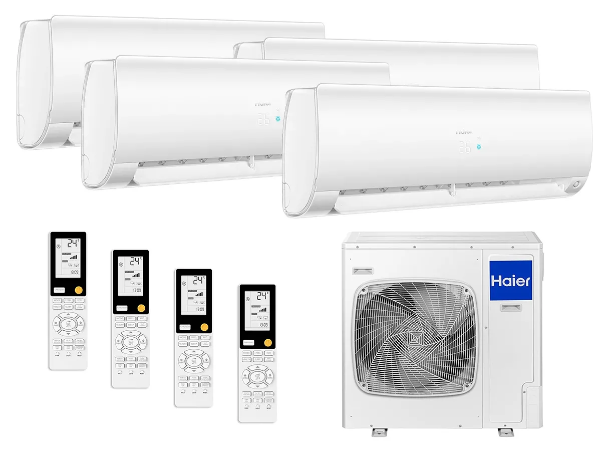 Комплект Multi Split системы Haier для 4-х комнатной квартиры до 90 м²