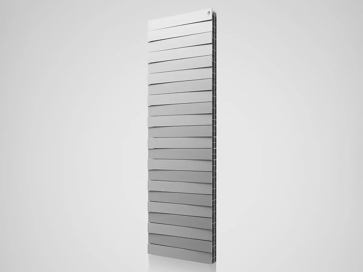 Calorifer bimetal Royal Thermo PianoForte Tower Silver Satin 22 secțiuni
