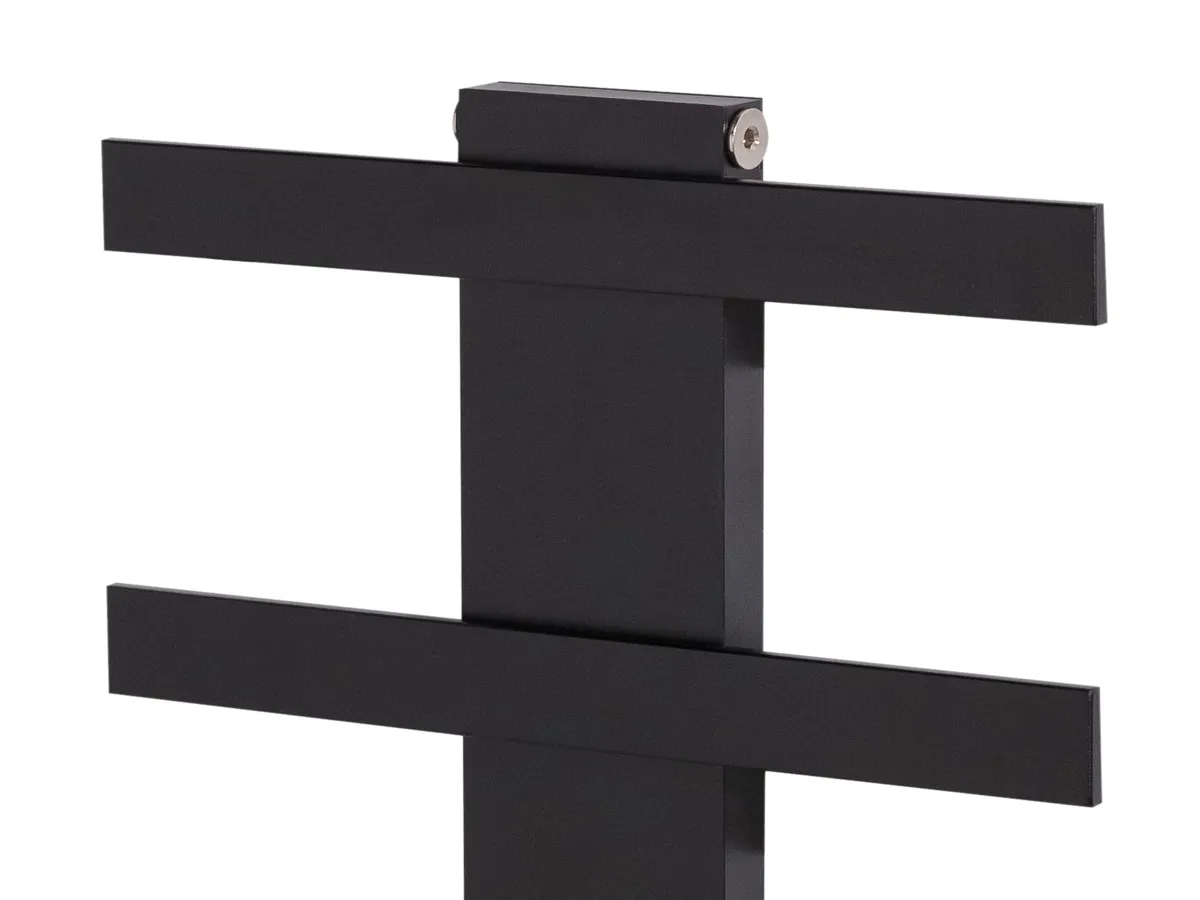 Uscator de prosoape decorativ LOJIMAX, colectie ALBATROS STYLE Negru mat