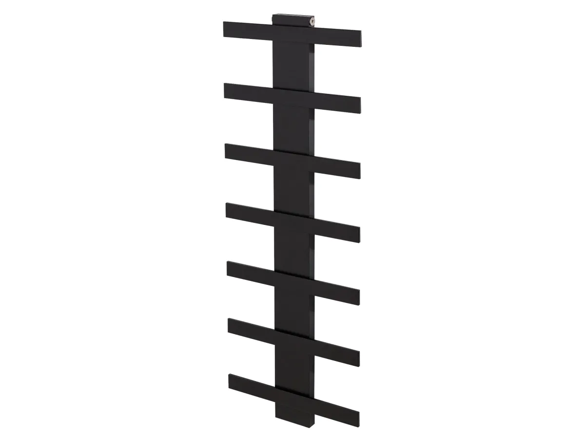 Uscator de prosoape decorativ LOJIMAX, colectie ALBATROS STYLE Negru mat