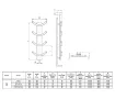 Дизайнерские полотенцесушители LOJIMAX, коллекция OXY Белый матовый