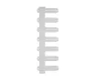 Uscator de prosoape decorativ LOJIMAX, colectie LINEA Alb mat