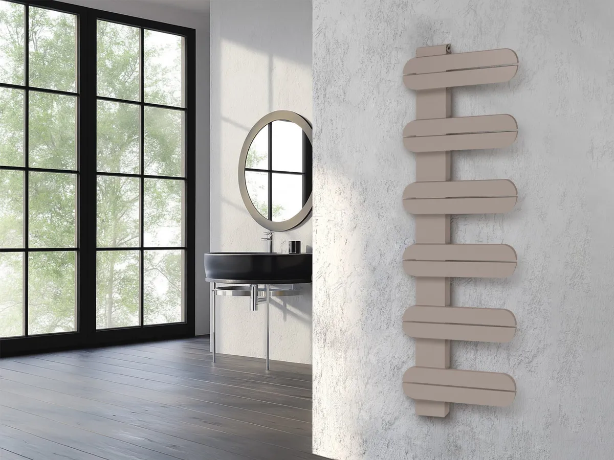 Uscator de prosoape decorativ LOJIMAX, colectie LINEA Kiwi mat