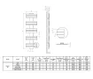 Uscator de prosoape decorativ LOJIMAX, colectie NUMMO Antracit mat
