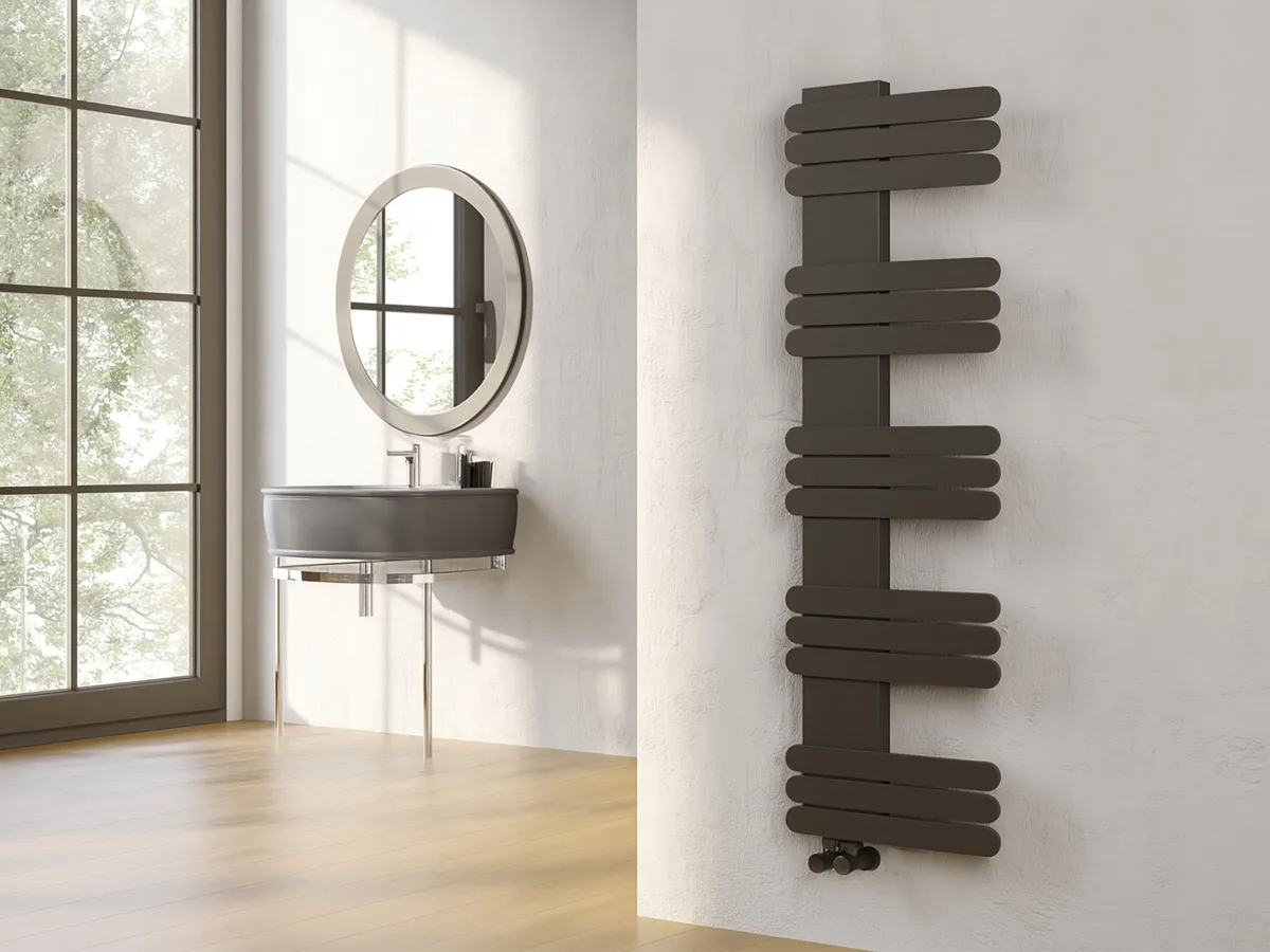Uscator de prosoape decorativ LOJIMAX, colectie NUMMO Antracit mat