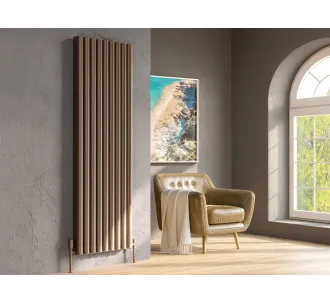 Calorifer decorativ LOJIMAX, colectia  VOLE высота 400 mm. ширина 1276 mm. Kiwi mat