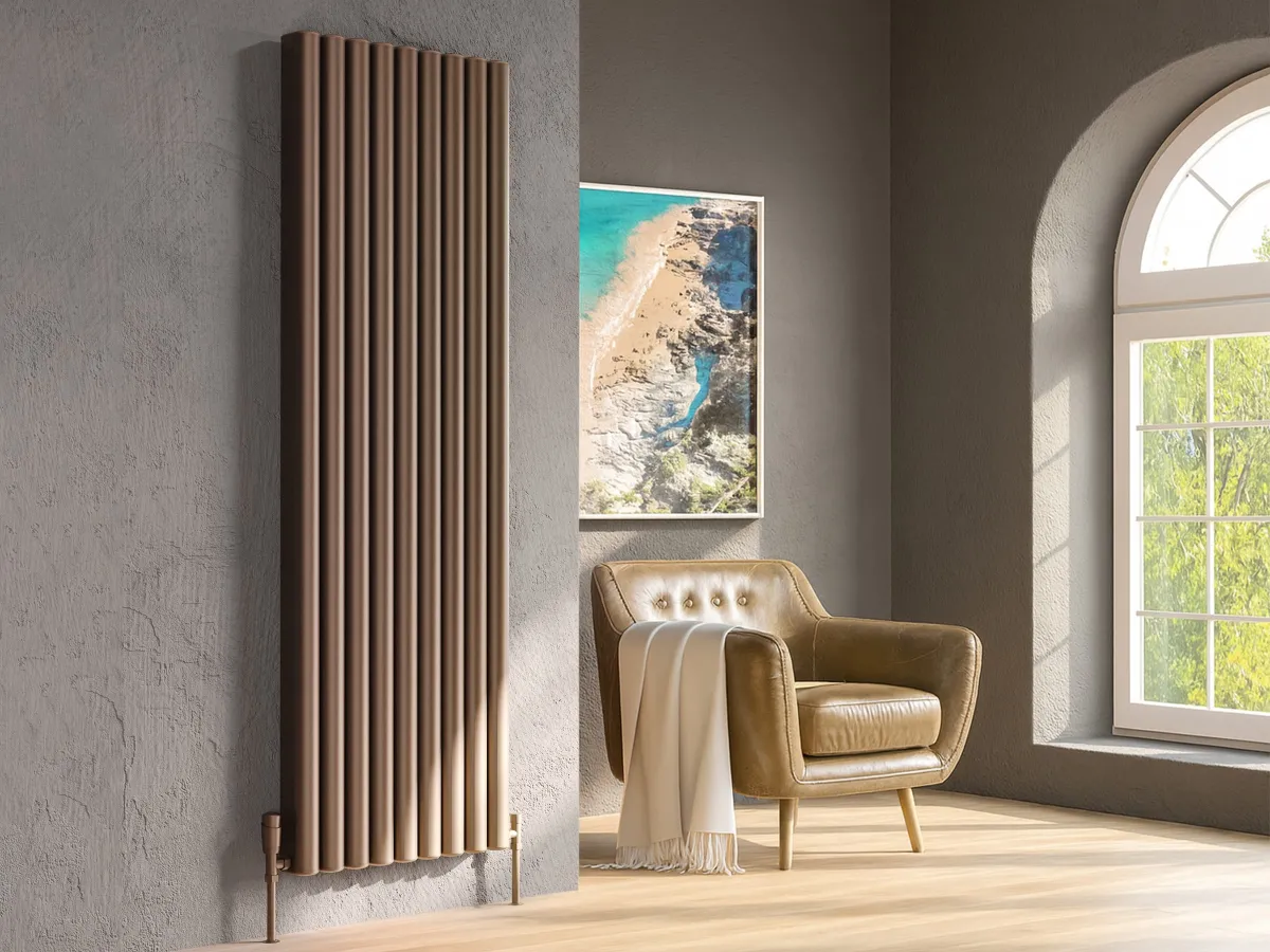 Calorifer decorativ LOJIMAX, colectia  VOLE высота 400 mm. ширина 1276 mm. Kiwi mat