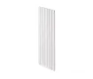 Calorifer decorativ LOJIMAX, colectia  ROYAL DOUBLE inaltimea 200 mm. latimea 218 mm. alb mat