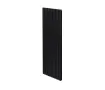 Calorifer decorativ LOJIMAX, colectia  ROYAL DOUBLE inaltimea 200 mm. latimea 218 mm. negru mat