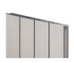 Calorifere decorativ LOJIMAX, colectia KALSEDON DOUBLE Inox Satine