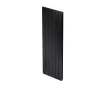 Calorifere decorativ LOJIMAX, colectia KALSEDON DOUBLE negru mat
