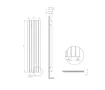Calorifere decorativ LOJIMAX, colectia BELLA MY-512 luciu