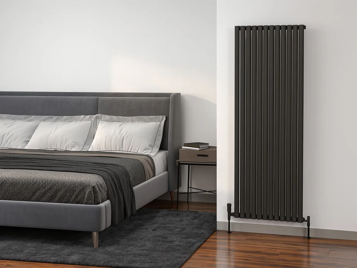 Calorifere decorativ LOJIMAX, colectia BELLA Negru Mat