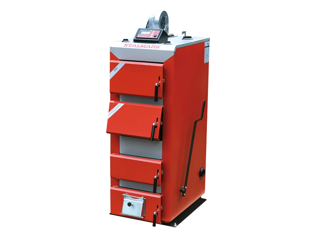 Cazan pe combustibil solid cu incarcare manuala STALMARK PID 25 kW