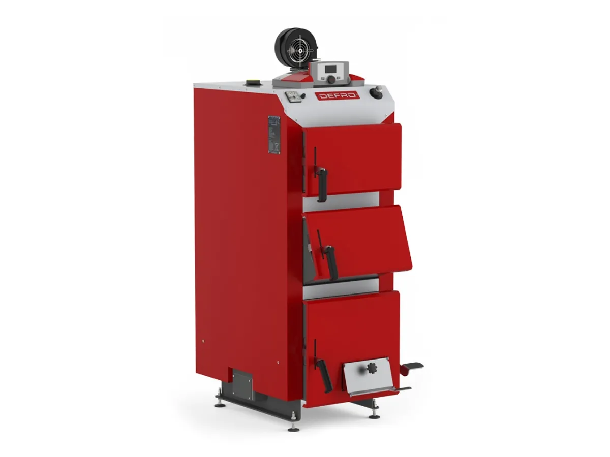 Cazan pe combustibil solid cu incarcare manuala DEFRO KDR PLUS 3 A 40 kW