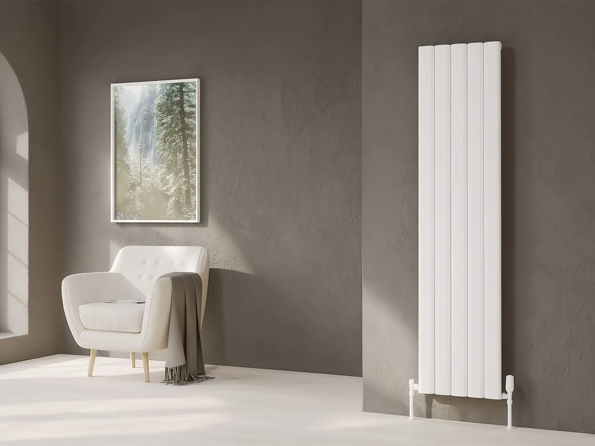 Calorifere decorativ LOJIMAX, colectia DIAMOND Alb mat