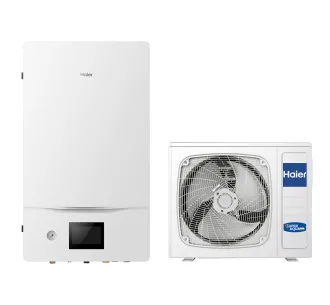Тепловой насос воздух-вода сплит-система Haier Super Aqua AW042SSCHAHU062WAMNA+HW-WA101DBT
