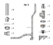 Kit complet coș de fum INOX izolat AISI 304, Ø180–250 mm, lungime 5 m, pentru cazane 30–50 kW (Varianta №5)