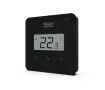 Termostat de cameră fără fir, programabil, cu ciclu săptămânal Tech EU T-2.2 (negru)