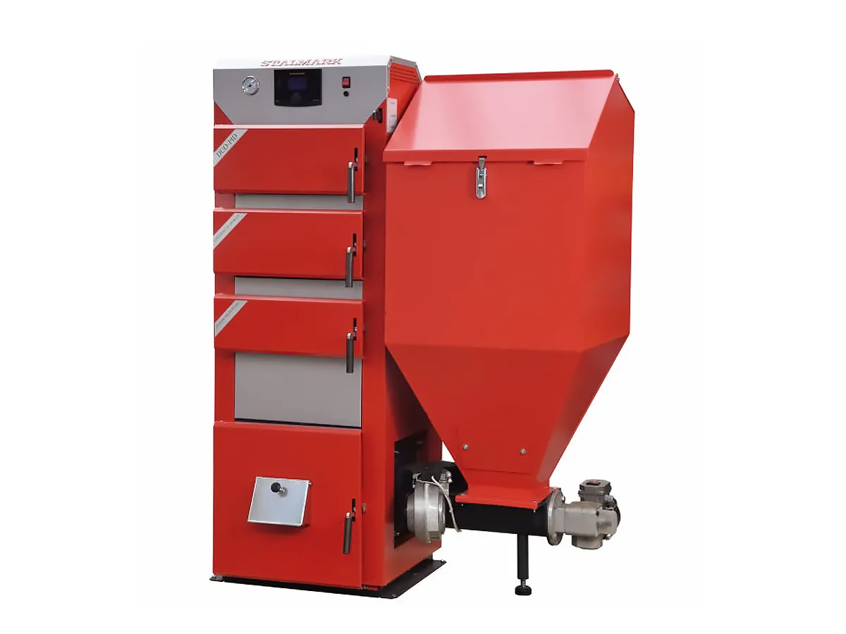 Cazan pe combustibil solid cu incarcare automata STALMARK DUO PID 31 kW
