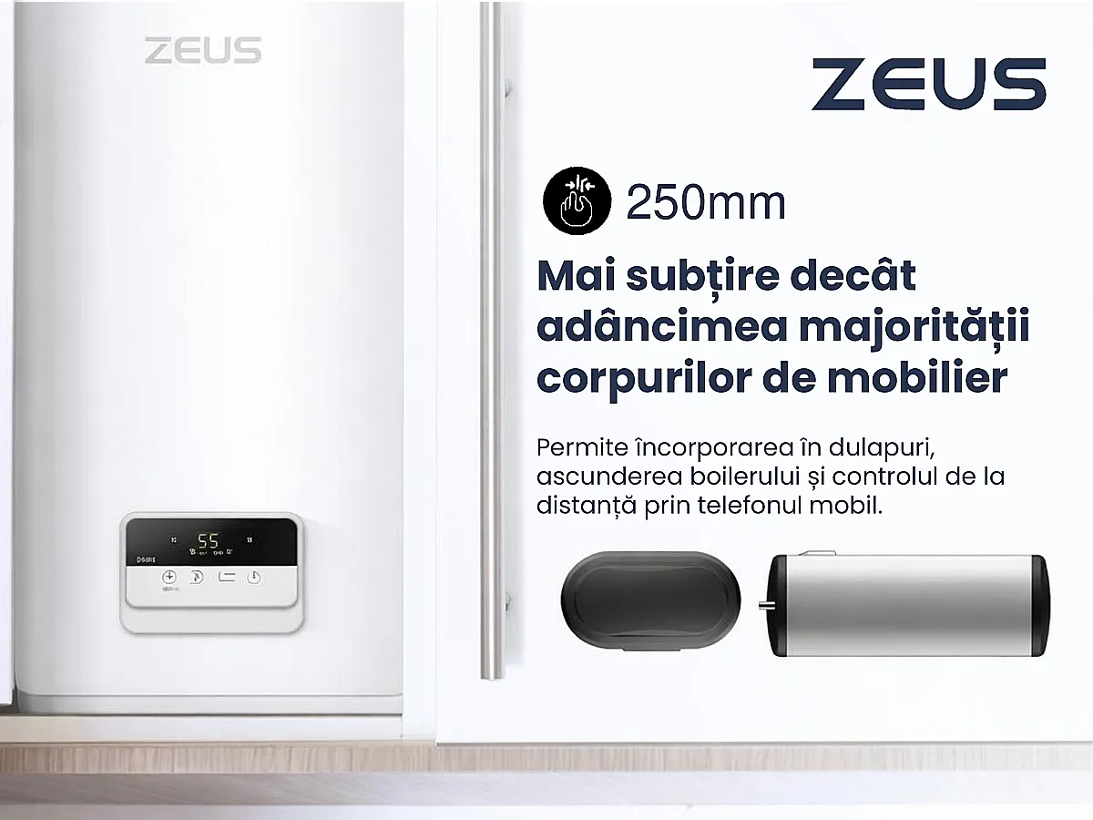 Boiler electric ZEUS SLIM COMPACT 30 l