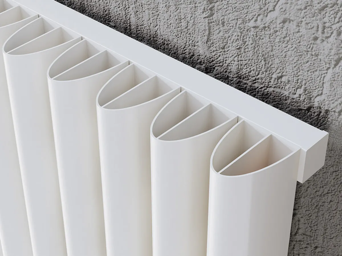 Calorifer decorativ LOJIMAX colecția ALBITE 800x655 mm, Alb