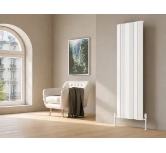 Дизайнерский радиатор LOJIMAX коллекция AMAZONITE 1200x620 мм, Белый