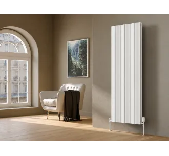 Дизайнерский радиатор LOJIMAX коллекция AMAZONITE DOUBLE 1000x412 мм, Белый