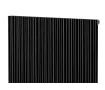 Дизайнерский радиатор LOJIMAX коллекция BAMBOO 1400x479 мм, Черный 