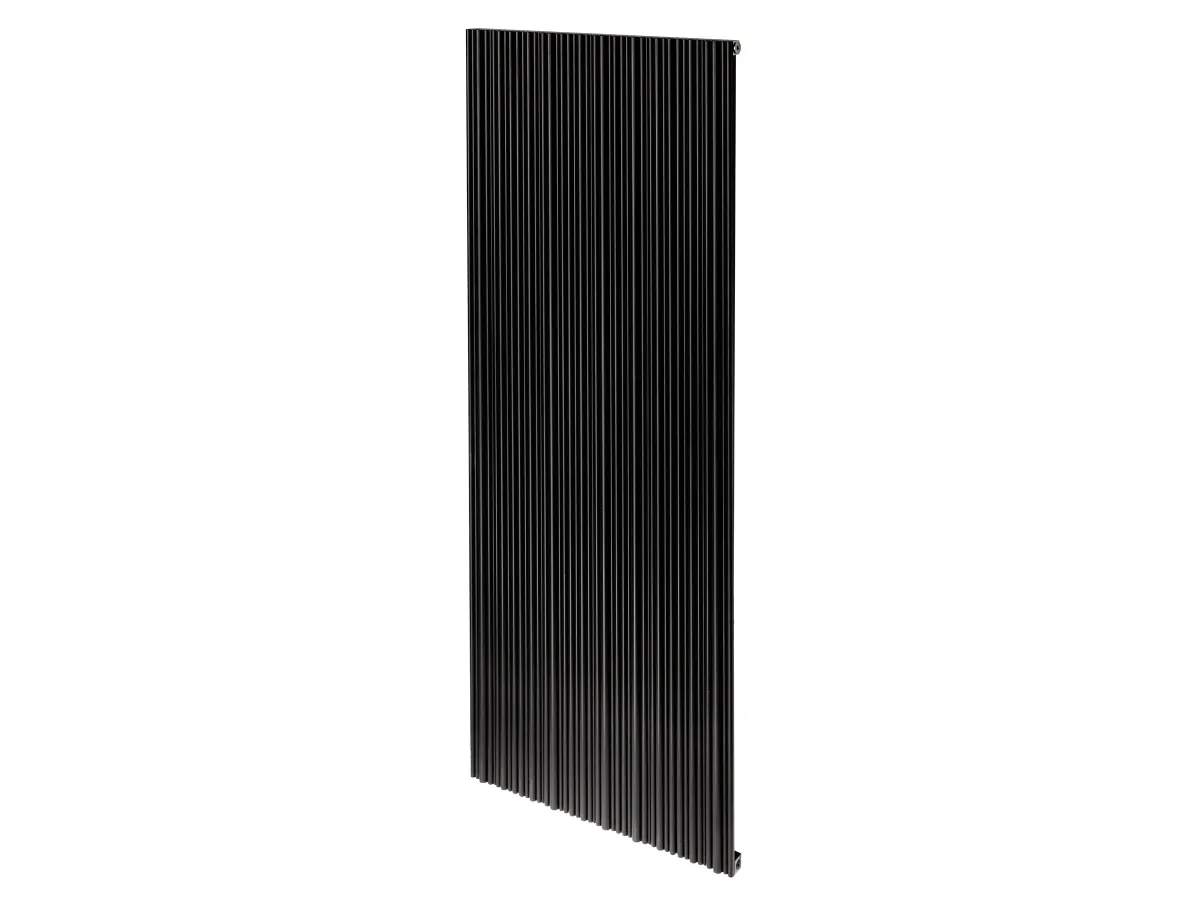 Дизайнерский радиатор LOJIMAX коллекция BAMBOO 1400x479 мм, Черный 