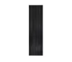 Дизайнерский радиатор LOJIMAX коллекция BAMBOO 1600x359 мм, Black Matt Anodising