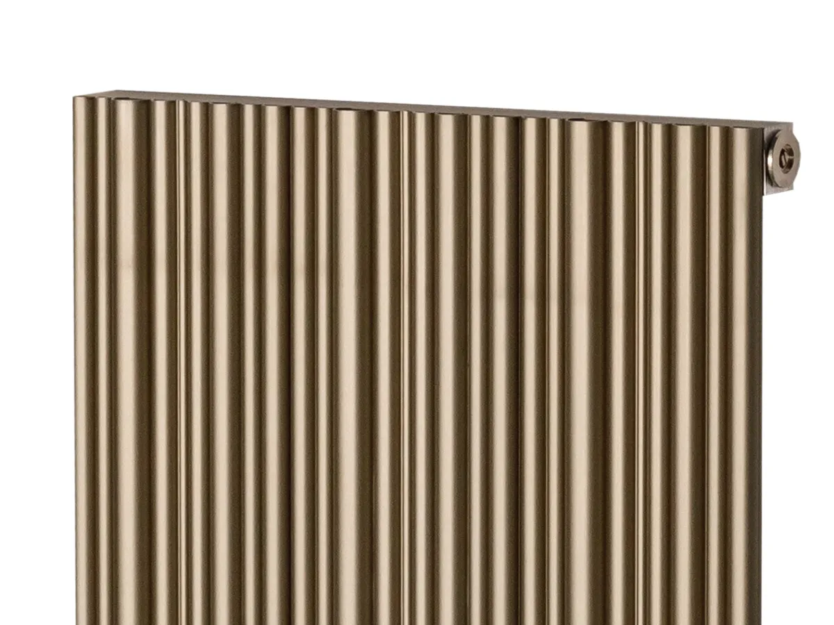 Дизайнерский радиатор LOJIMAX коллекция BAMBOO 1600x359 мм, Bronze Light Anodising
