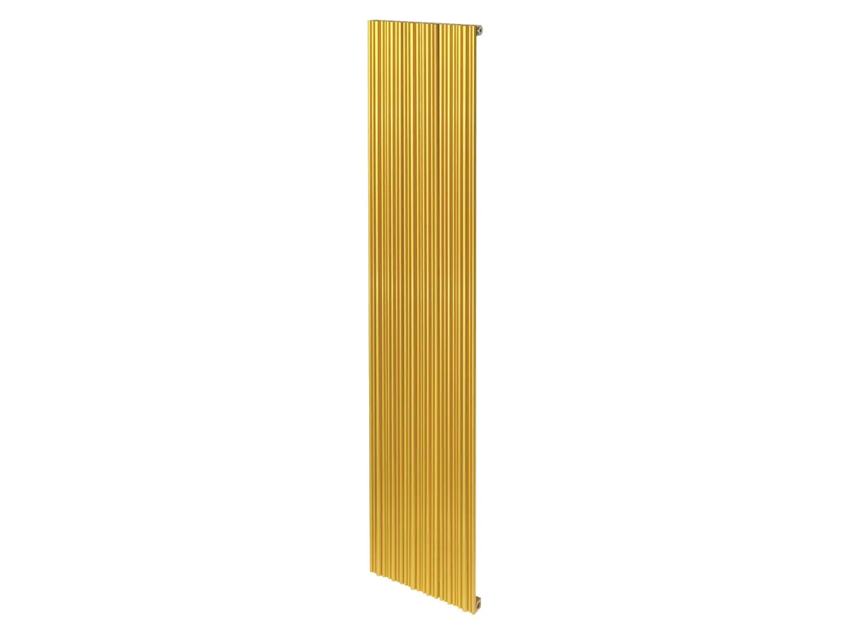 Дизайнерский радиатор LOJIMAX коллекция BAMBOO 1600x359 мм, Gold Matt Anodising