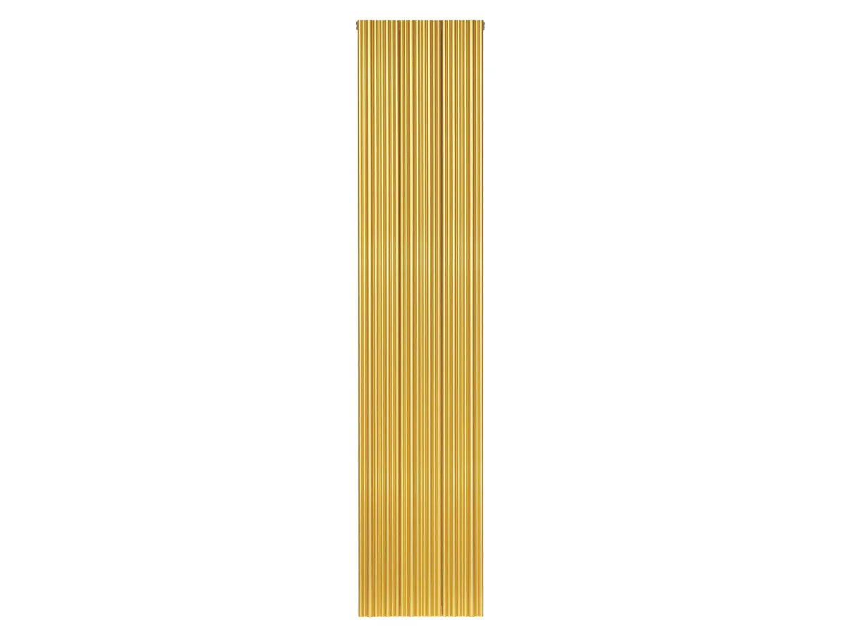 Дизайнерский радиатор LOJIMAX коллекция BAMBOO 1600x359 мм, Gold Matt Anodising