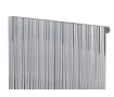 Дизайнерский радиатор LOJIMAX коллекция BAMBOO 1600x359 мм, Light Anodising
