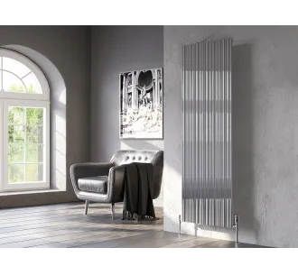 Дизайнерский радиатор LOJIMAX коллекция BAMBOO 1600x359 мм, Light Anodising