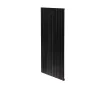 Дизайнерский радиатор LOJIMAX коллекция BAMBOO 1800x359 мм, Черный
